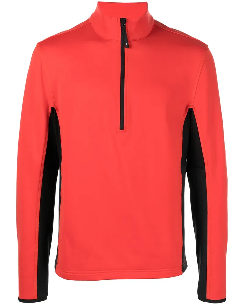 Aztech Mountain Fleece-Sweatshirt mit halblangem Reißverschluss - Orange Orange