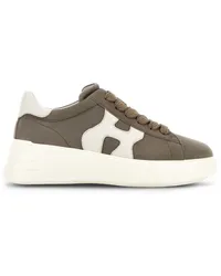 Hogan Rebel Sneakers aus Wildleder Braun