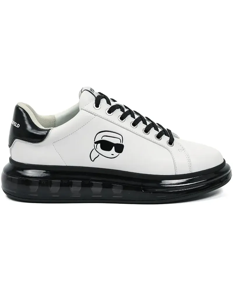 Karl Lagerfeld Sneakers mit Logo-Print - Weiß Weiß