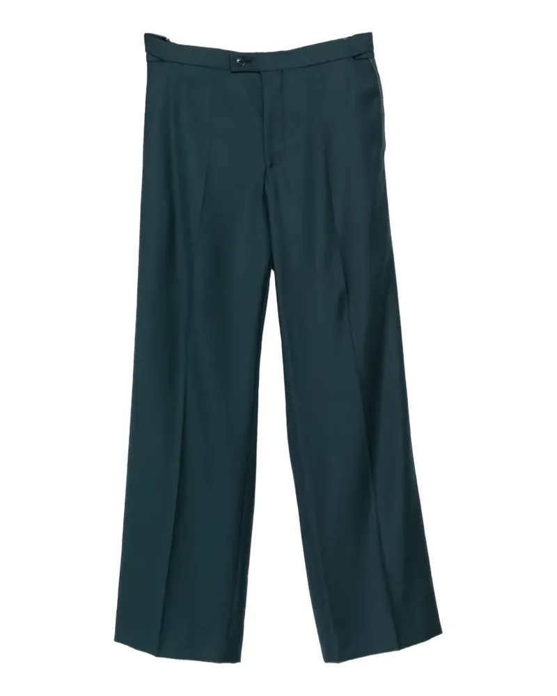 Casablanca Paris buckle-fastening side-stripe trousers - Grün Grün