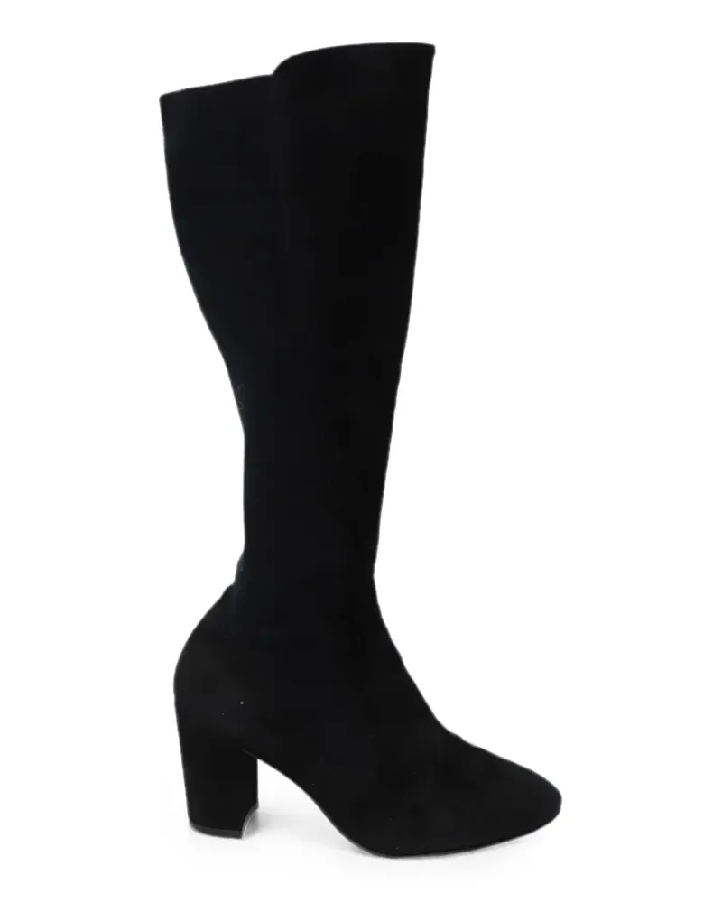 Stuart Weitzman Livia kniehohe Stiefel 80mm - Schwarz Schwarz