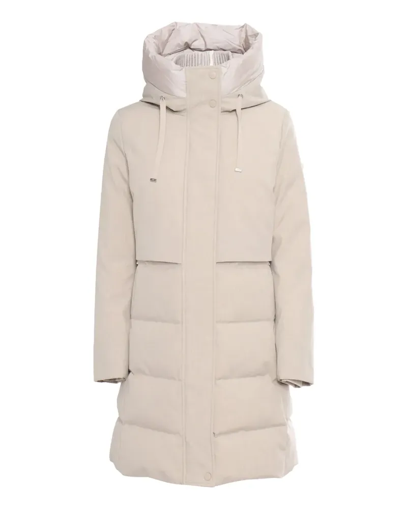 DUNO Gefütterte Kapuzenjacke - Nude Nude