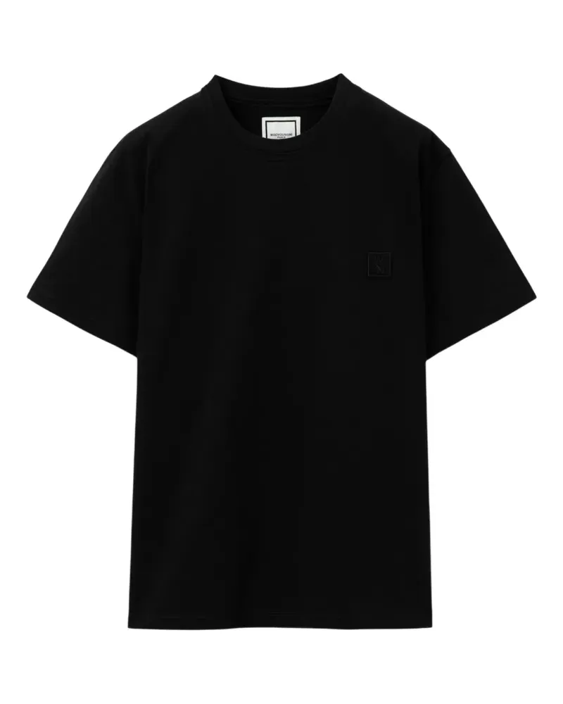 Wooyoungmi T-Shirt mit Logo - Schwarz Schwarz