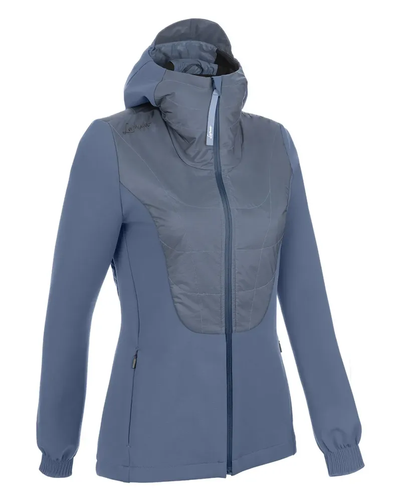 LaMunt Gesteppte Kapuzenjacke - Blau Blau