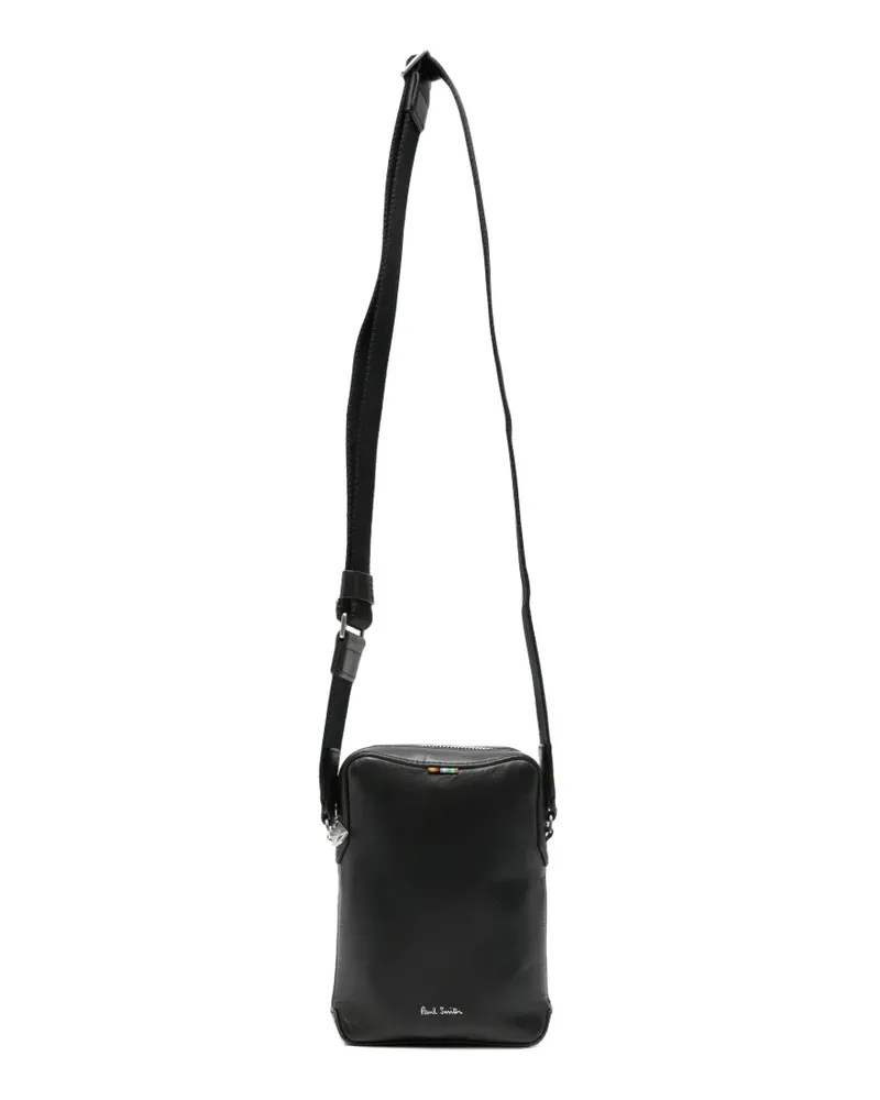 Paul Smith Kuriertasche mit Signature-Streifen - Schwarz Schwarz