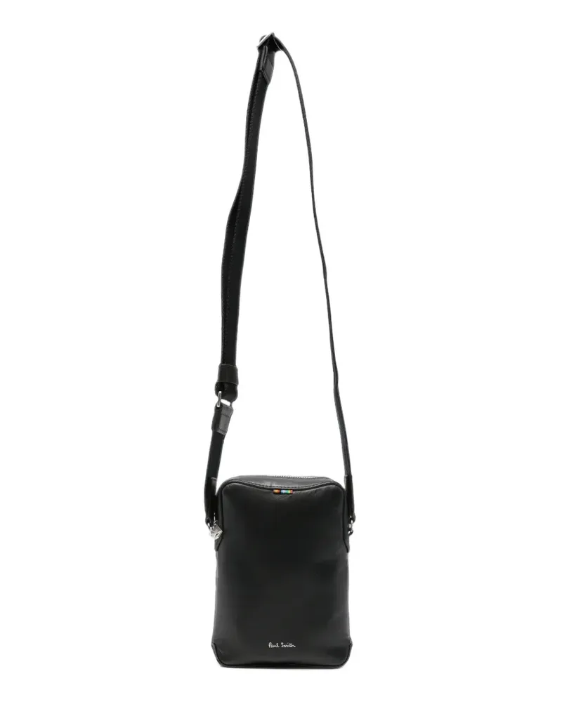 Paul Smith Signature Stripe messenger bag - Schwarz Schwarz