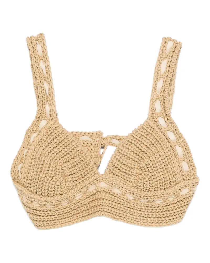 Ermanno Scervino Gehäkeltes Oberteil - Nude Nude