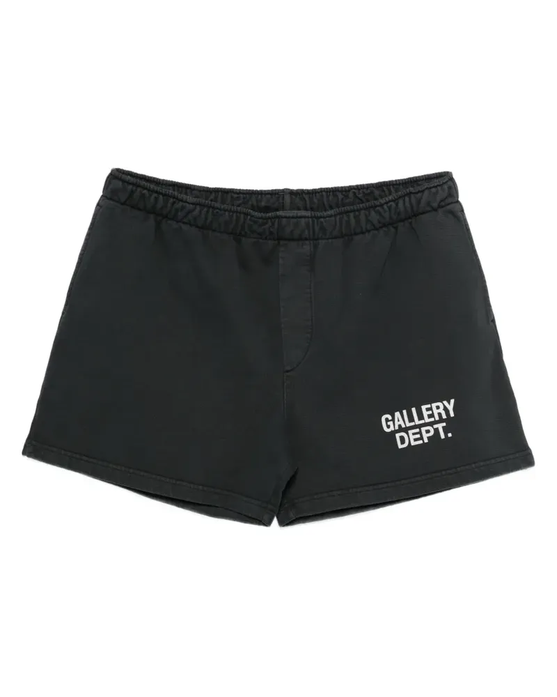 GALLERY DEPT. x Josué Thomas logo-print track shorts - Schwarz Schwarz