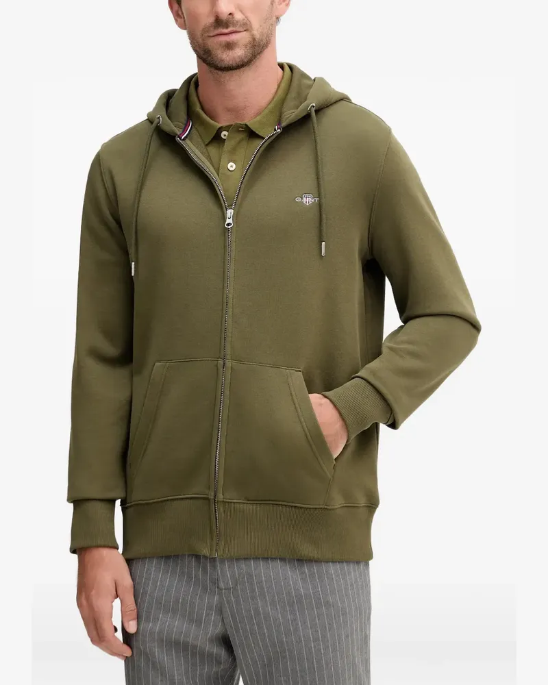Gant zip-up hoodie - Grün Grün