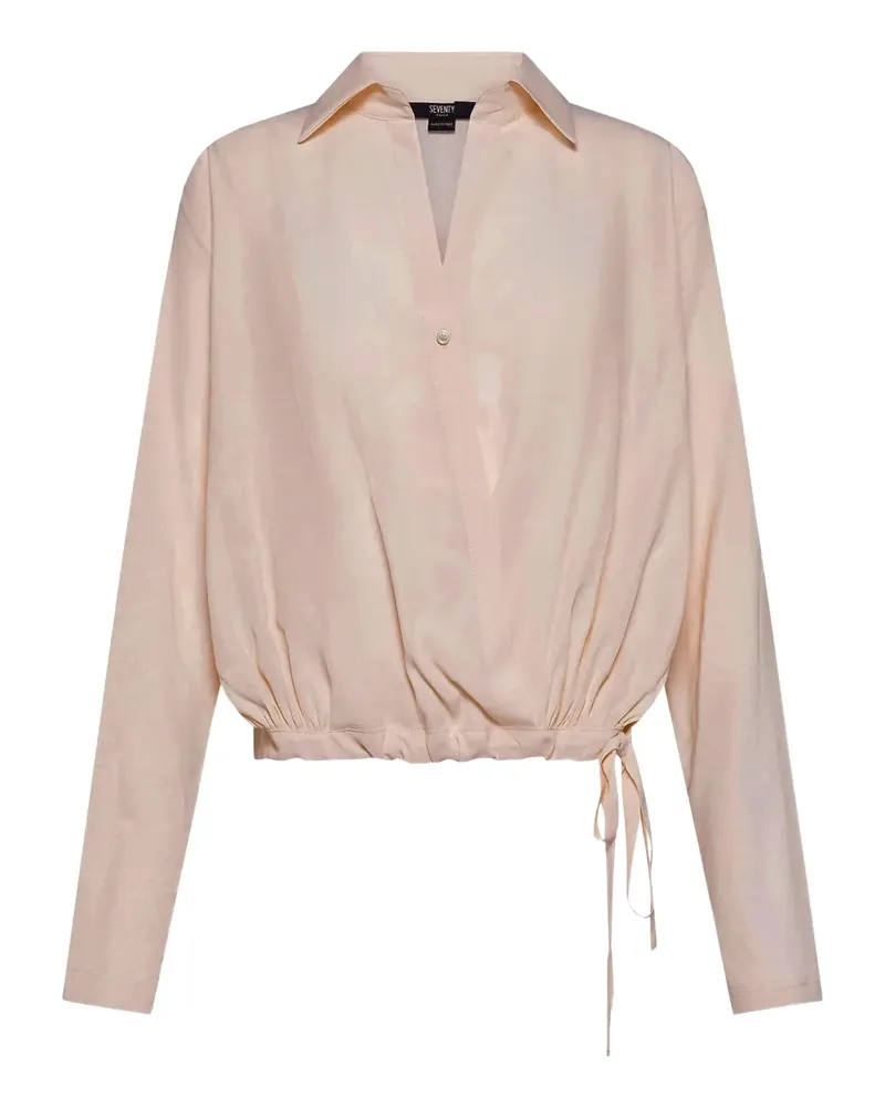 Seventy Bluse mit Kordelzug - Nude Nude