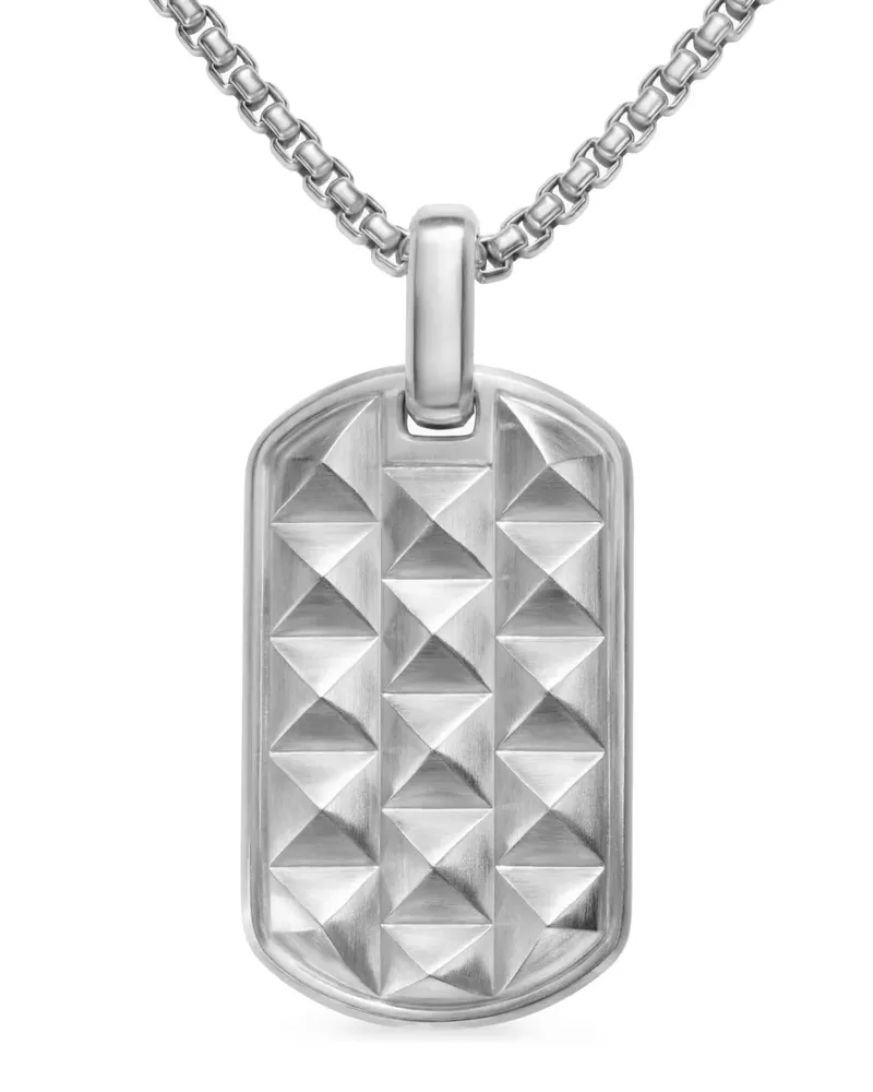 David Yurman Pyramid Anhänger aus Sterlingsilber (35mm Silber