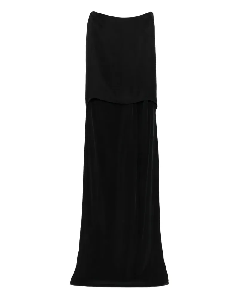Magda Butrym boat-neck top - Schwarz Schwarz