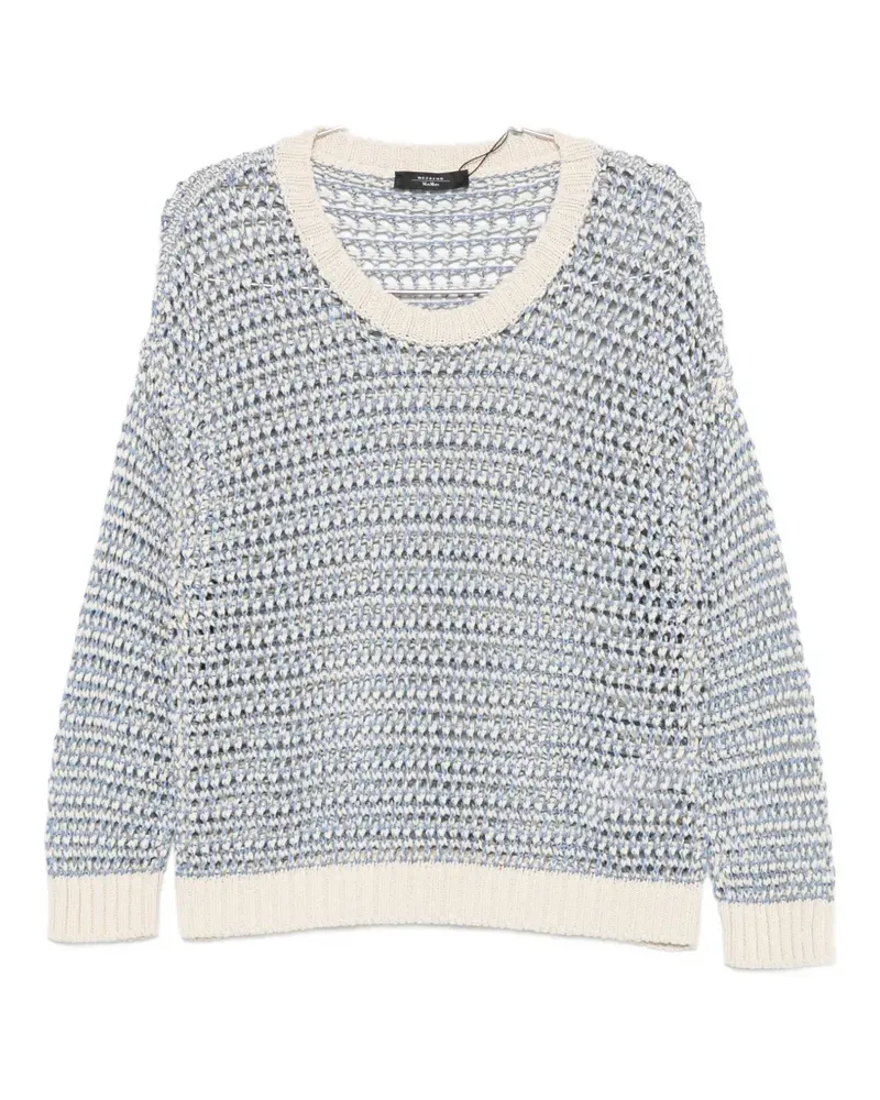 Max Mara Donirika open-knit sweater - Blau Blau