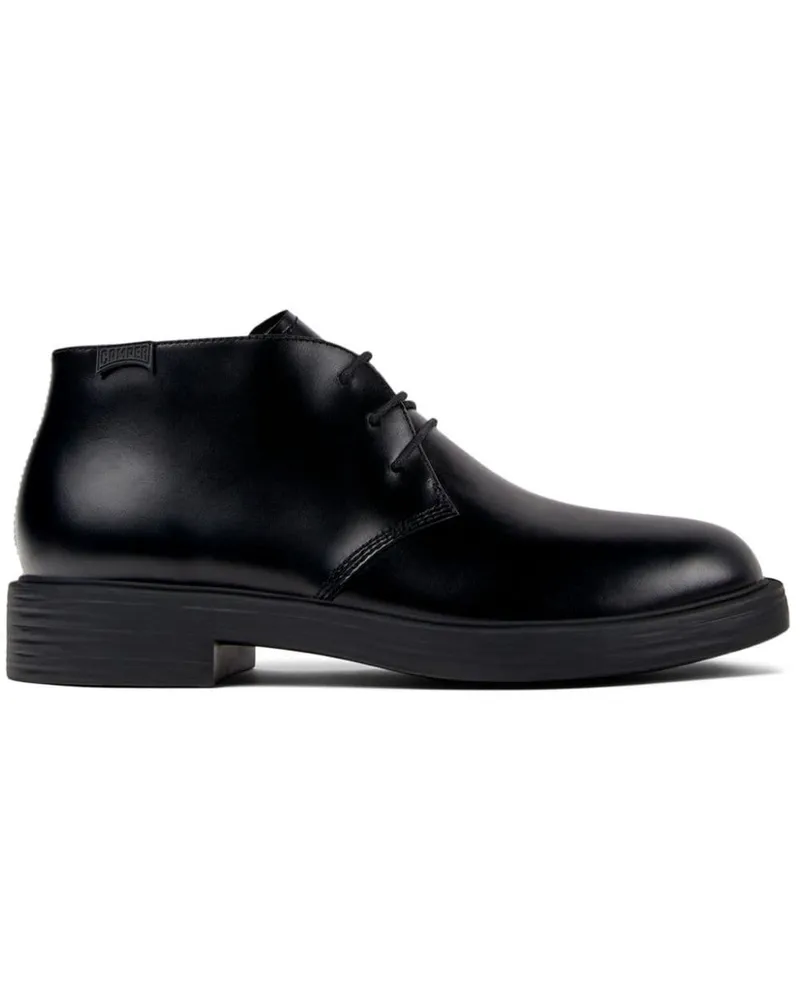 Camper Dean Schnürstiefel - Schwarz Schwarz