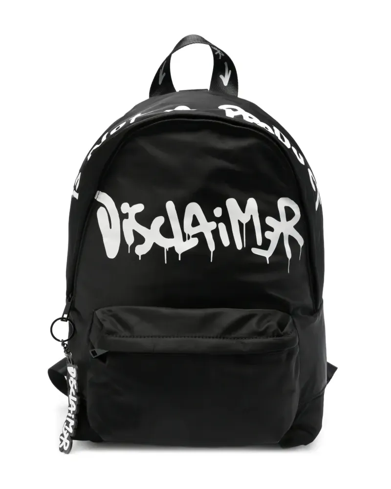 DISCLAIMER x Eastpak Rucksack mit Graffiti-Print - Schwarz Schwarz