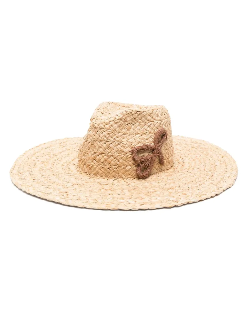 RUSLAN BAGINSKIY Fedora mit Logo-Applikation - Nude Nude