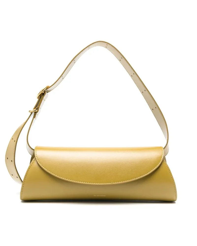 Jil Sander Mini Cannolo Schultertasche - Grün Grün