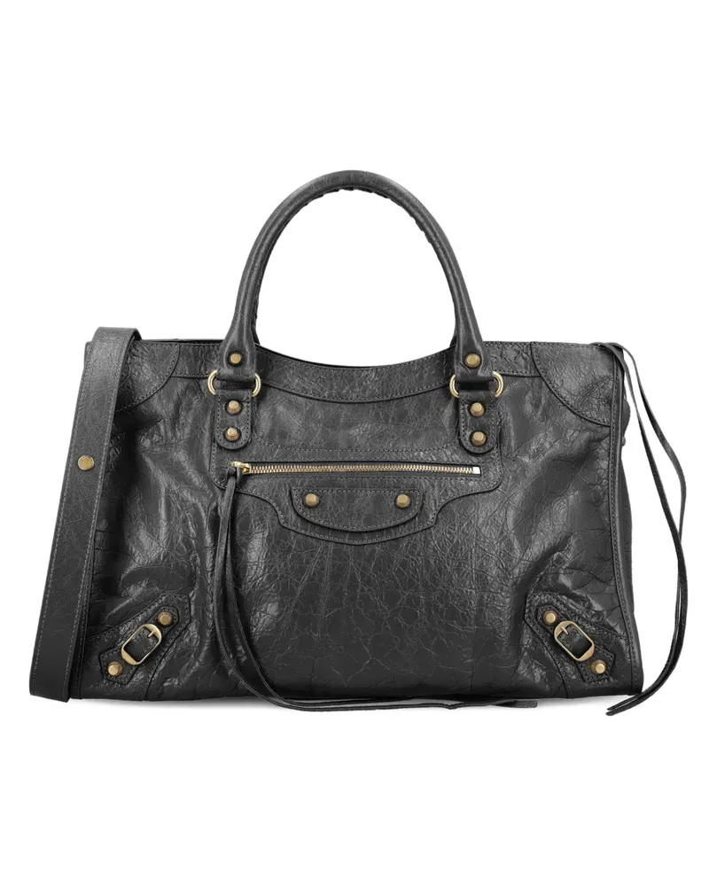 Balenciaga Tote Bag mit Reißverschluss - Schwarz Schwarz