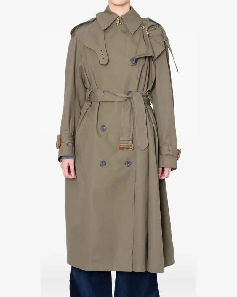 kolor Trenchcoat mit Gürtel - Nude Nude