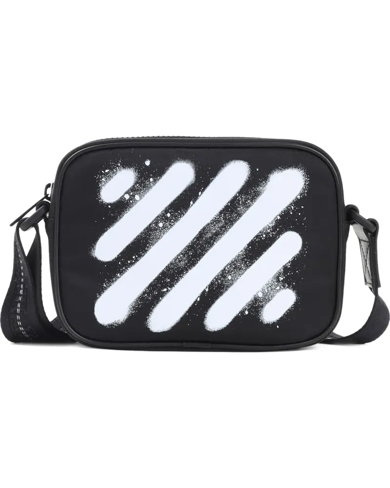 OFF-WHITE Umhängetasche mit Graffiti-Effekt - Schwarz Schwarz