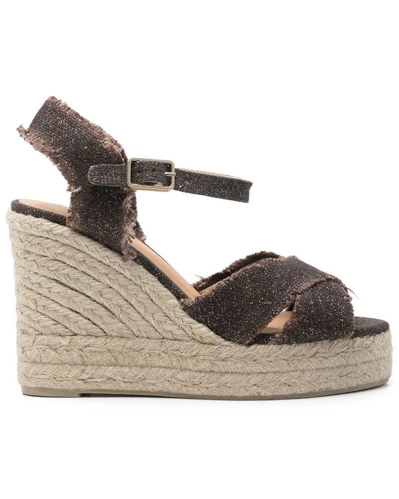 Castañer Bromeliad Espadrilles 110mm - Braun Braun