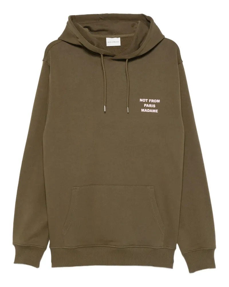 Drôle de Monsieur Le Hoodie Slogan Hoodie - Braun Braun