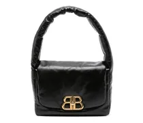 Kleine Monaco Schultertasche - Schwarz