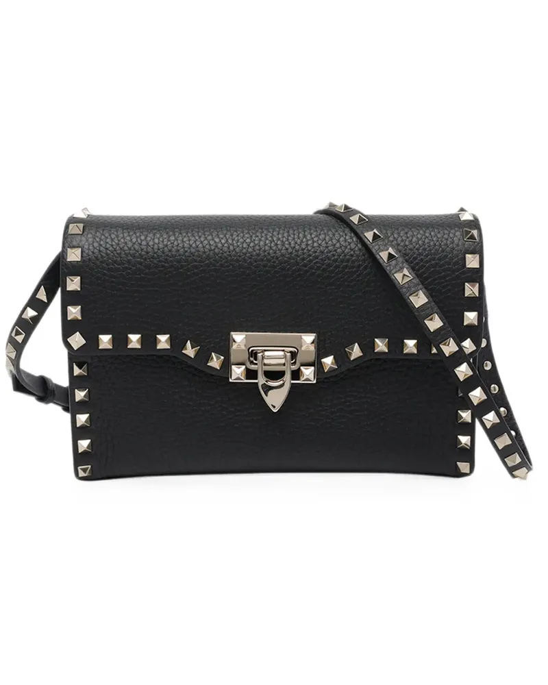 Valentino Garavani Kleine Rockstud Umhängetasche - Schwarz Schwarz