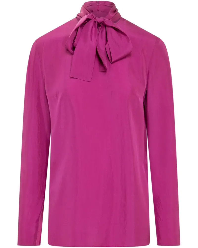 Dsquared2 Bluse mit Schleifendetail - Rosa Rosa