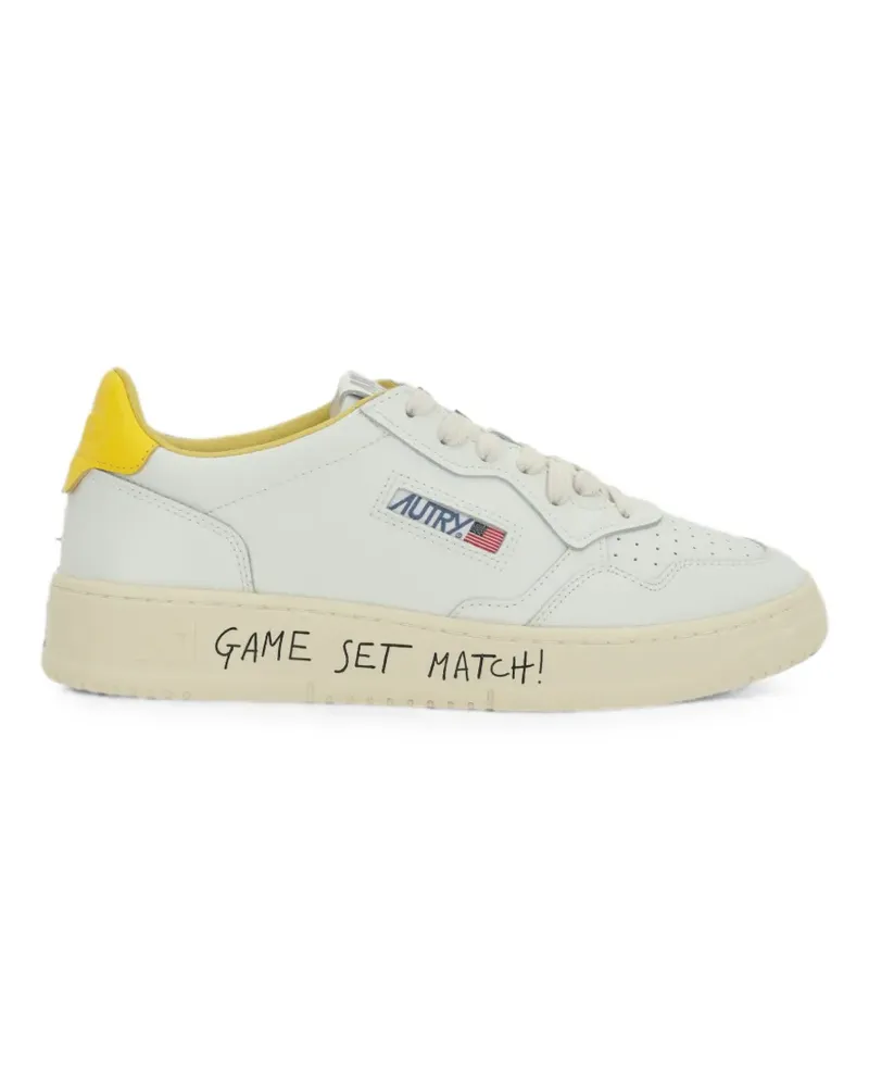AUTRY Medalist perforated leather sneakers - Weiß Weiß