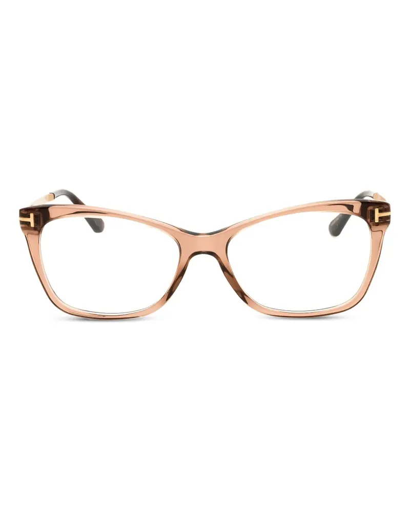 Tom Ford Brille mit geometrischem Gestell - Braun Braun