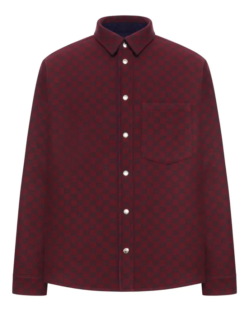 Gucci Wendbares Hemd mit GG - Rot Rot