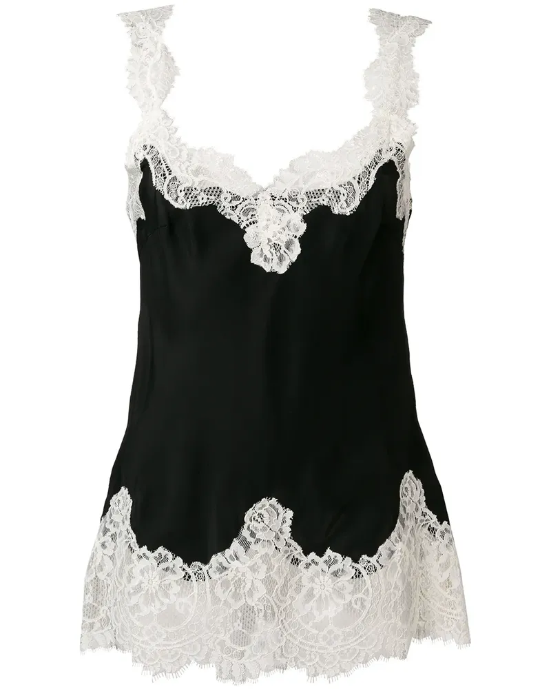 Gold Hawk Clothing Top mit Spitze - Schwarz Schwarz