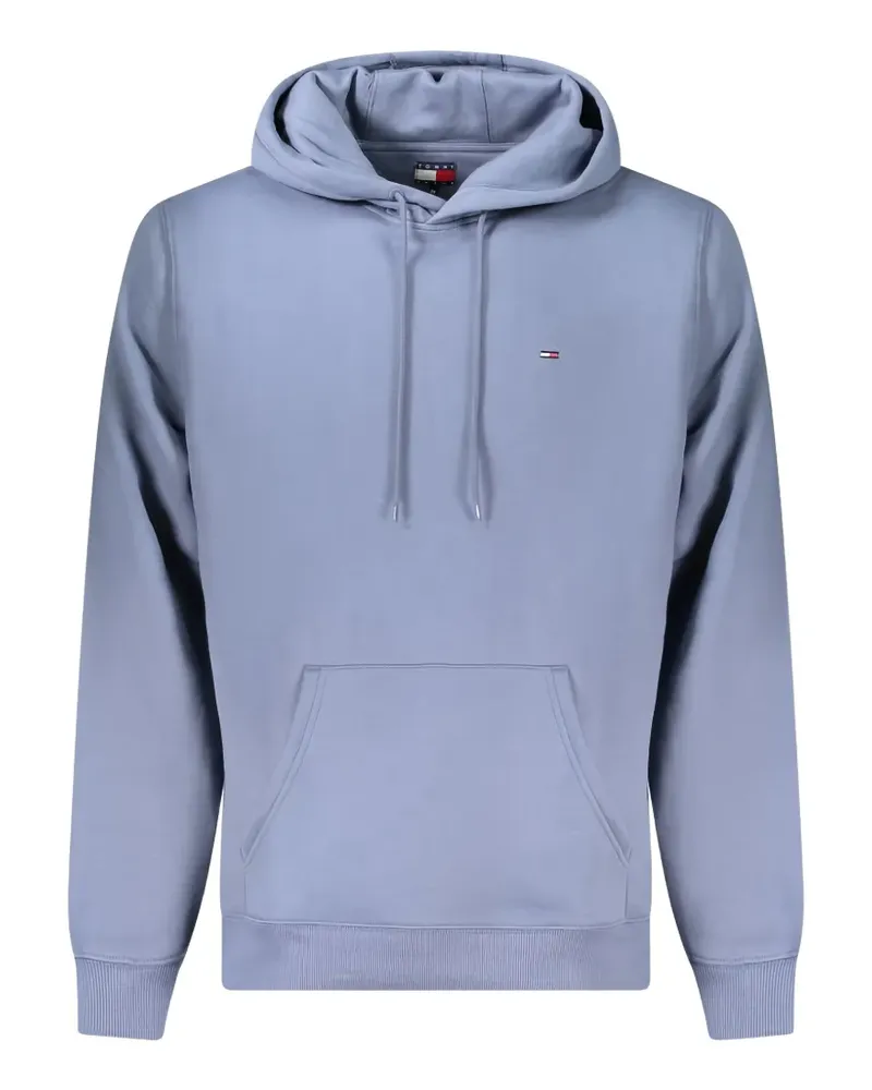 Tommy Hilfiger Hoodie mit Logo-Stickerei - Blau Blau