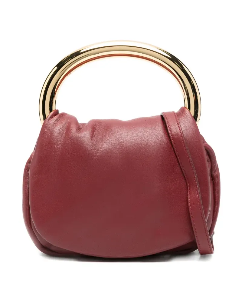 Blumarine Mini Ring Tote Leder - Rot Rot