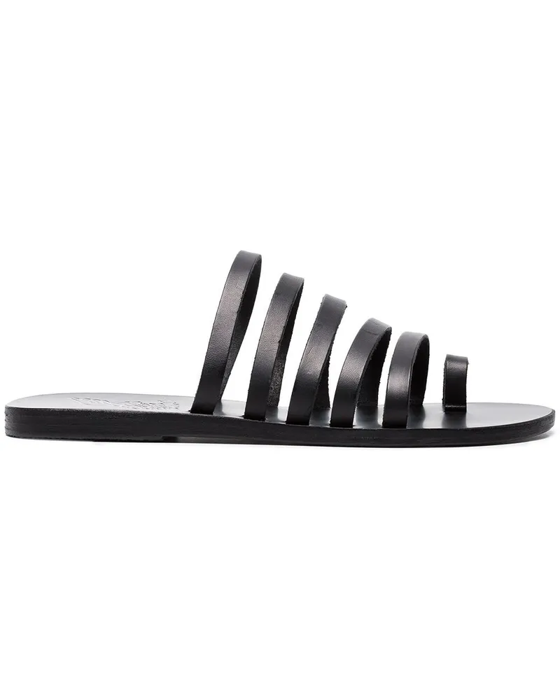 Ancient Greek Sandals Niki' Lederpantoletten - Schwarz Schwarz