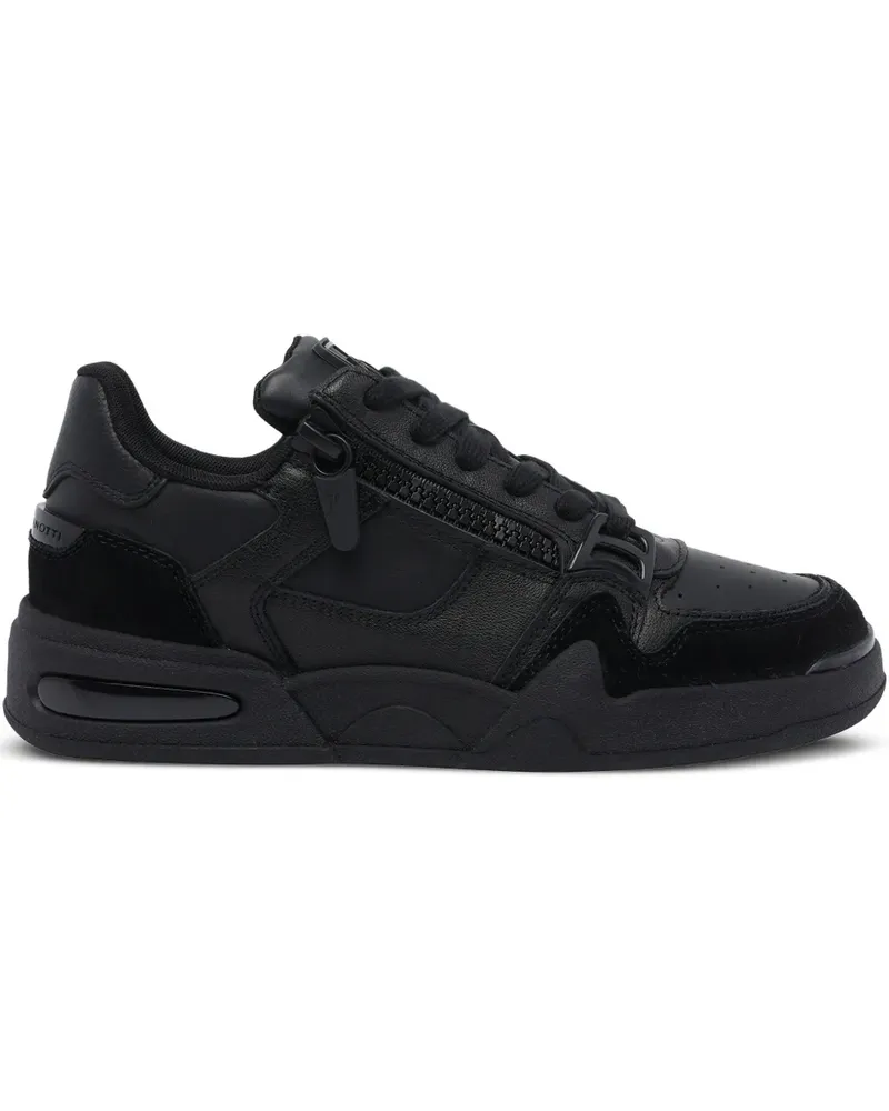 Giuseppe Zanotti Gz-Ghost Sneakers mit Reißverschlussdetail - Schwarz Schwarz