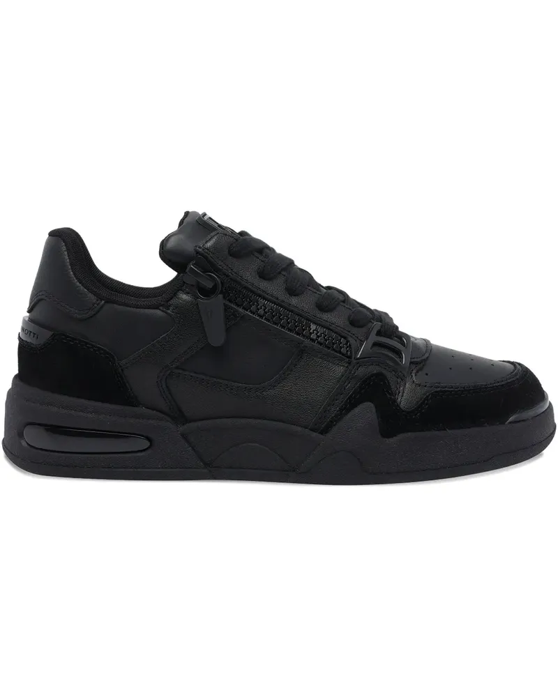 Giuseppe Zanotti Gz-Ghost zip-detail sneakers - Schwarz Schwarz