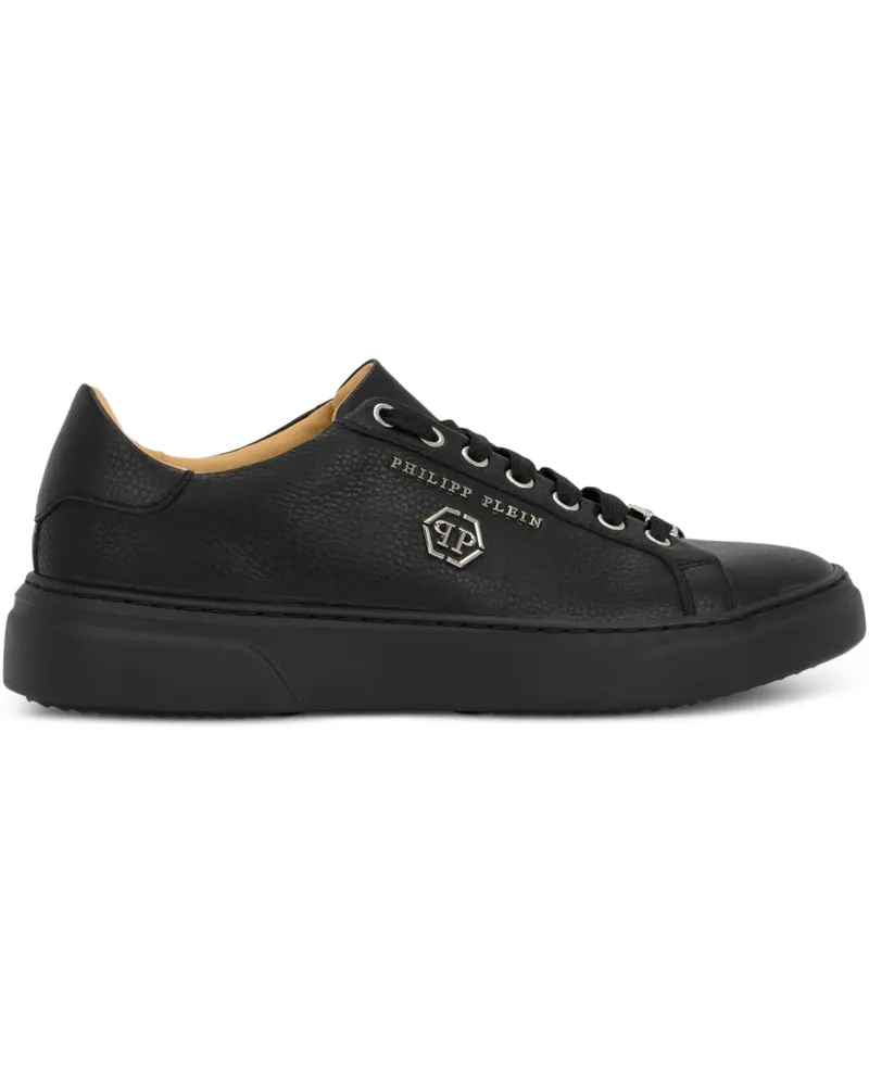 Philipp Plein Sneakers mit sechseckigem Logo - Schwarz Schwarz