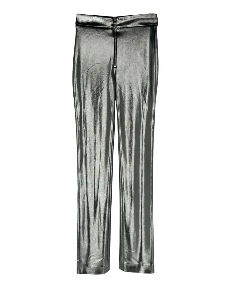 GALVAN Hose mit geradem Bein - Silber Silber