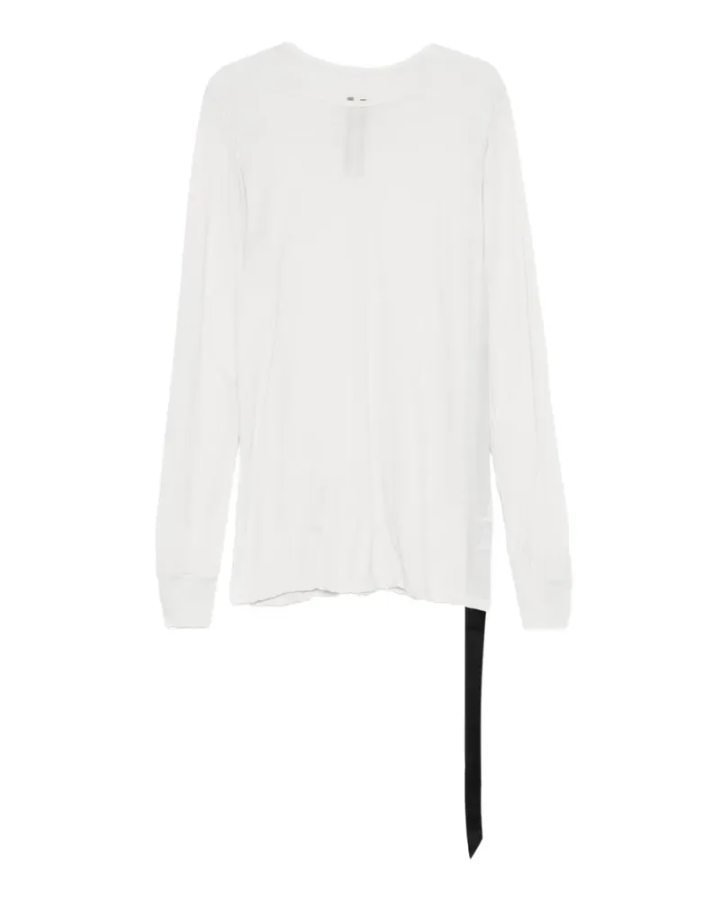DRKSHDW by Rick Owens Langarmshirt mit Schleife - Weiß Weiß