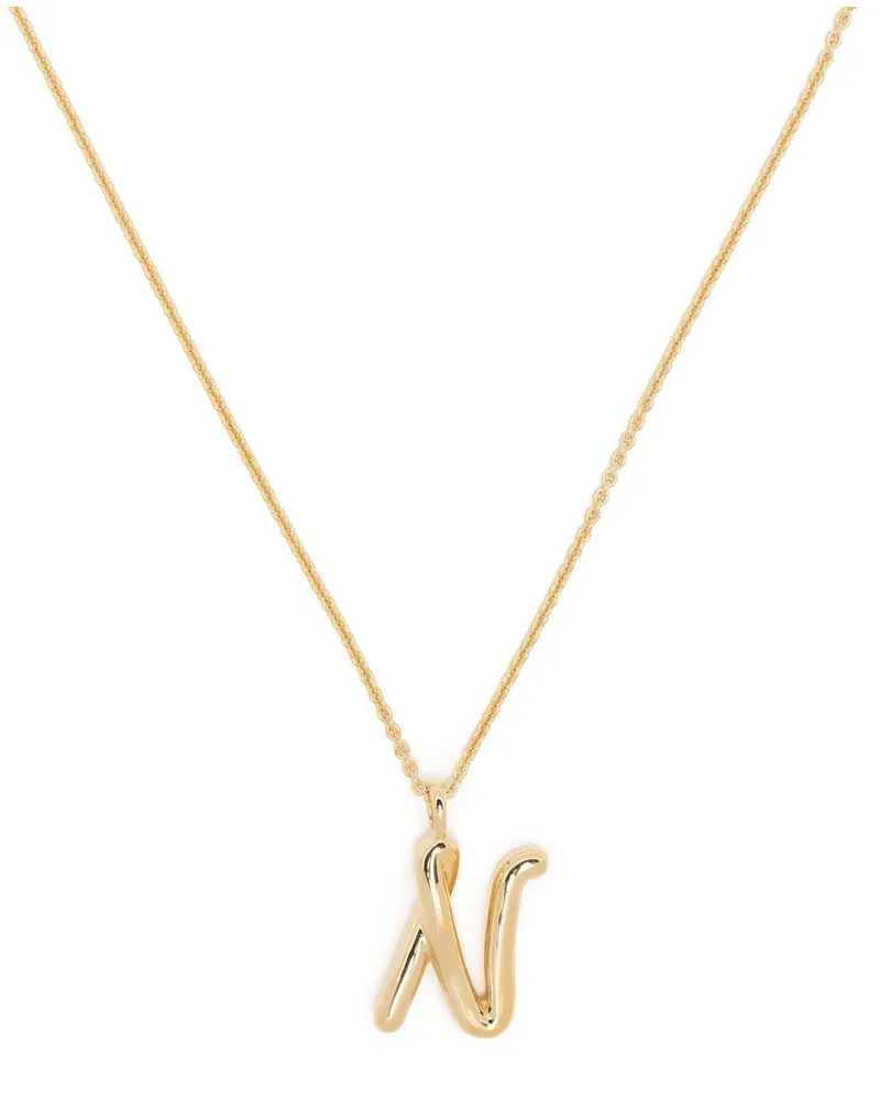 Missoma Curly Molten Halskette - Gold Gold