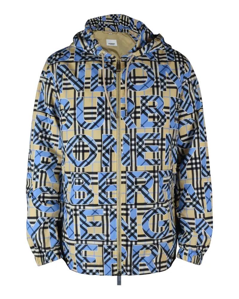 Burberry Kapuzenjacke mit Logo-Print - Nude Nude
