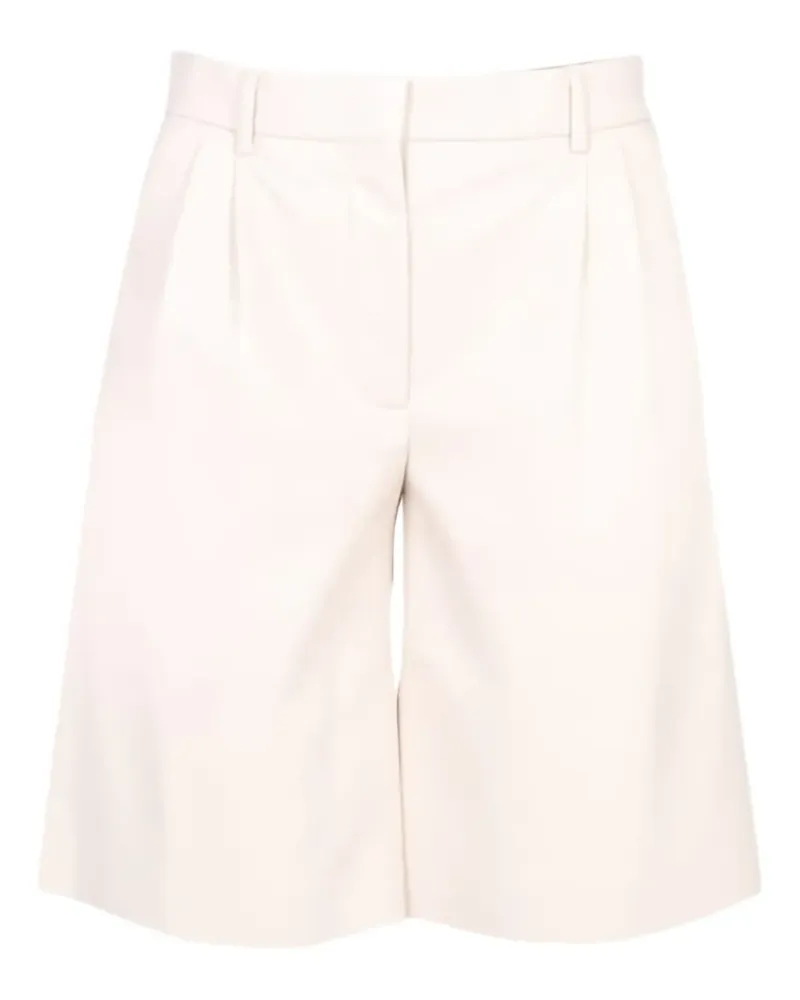 MSGM pleated shorts - Nude Nude