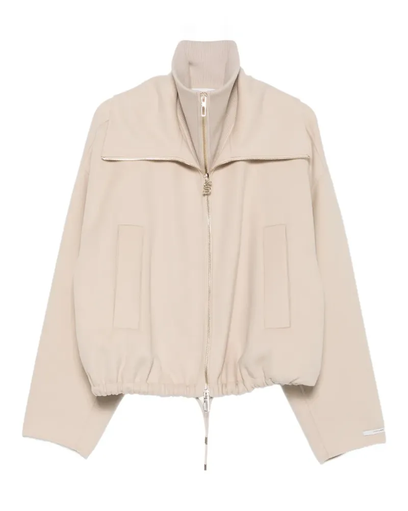 SPORTMAX Jacke mit elastischem Saum - Nude Nude