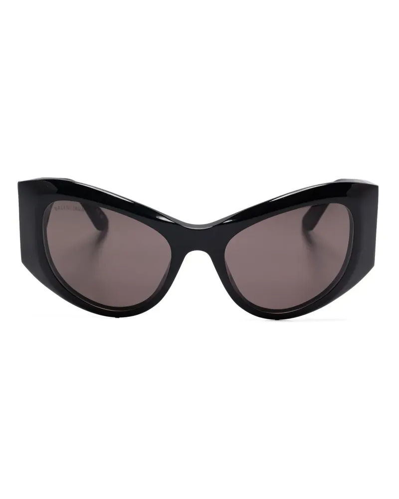 Balenciaga Sonnenbrille mit Cat-Eye-Gestell - Schwarz Schwarz