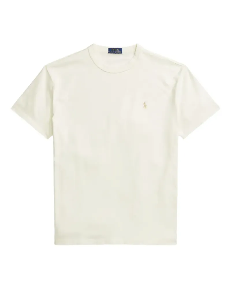 Ralph Lauren logo-embroidered t-shirt - Nude Nude