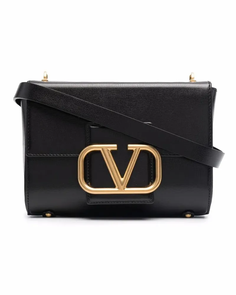 Valentino Garavani Stud Sign Schultertasche - Schwarz Schwarz