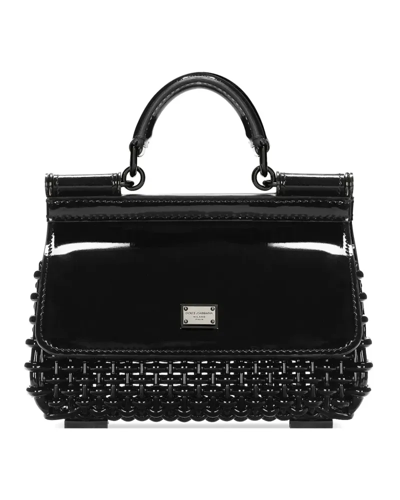 Dolce & Gabbana Sicily Box Tote Bag - Schwarz Schwarz