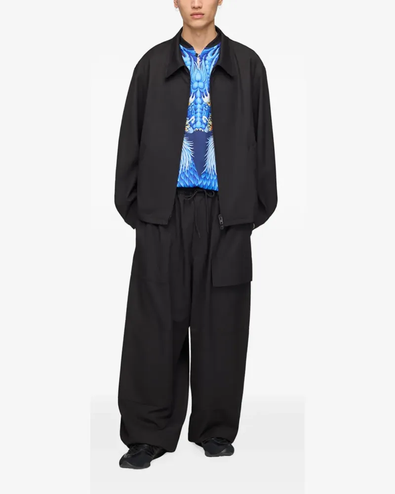 Y-3 Jacke mit Reißverschluss - Schwarz Schwarz